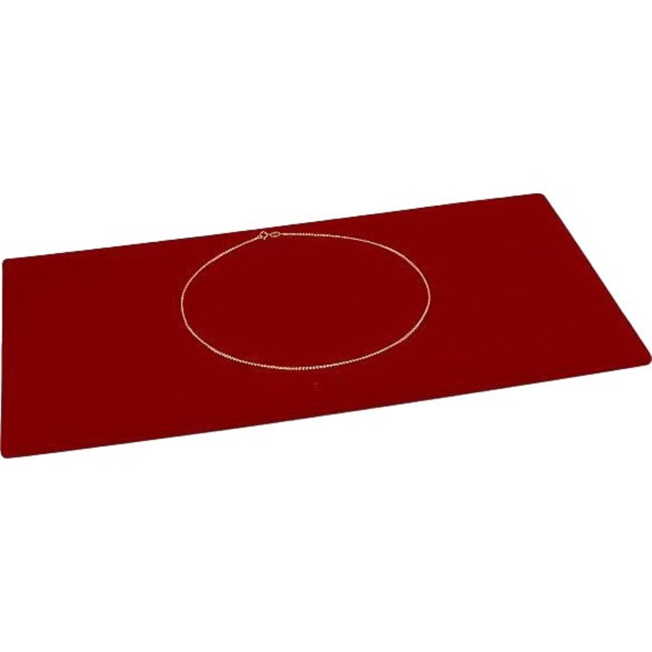 Red Velvet Jewelry Chain Display Pad Showcase Tray Insert 14 1/8"